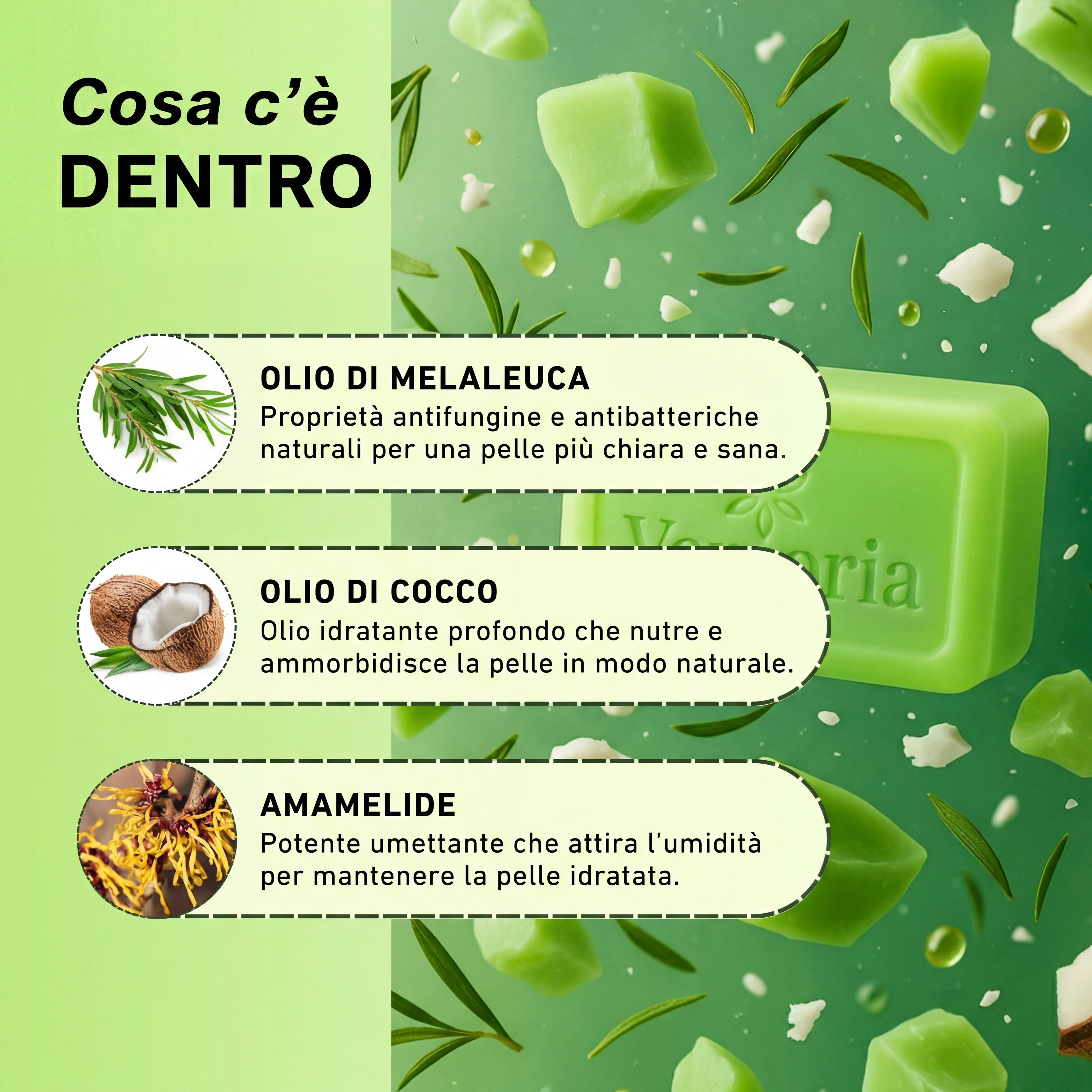 Verdoria® Saponetta Antifungina per il Sollievo - VERDORIA